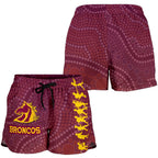 Brisbane Broncos Women Shorts Anzac Day Country Style - Vibe Hoodie