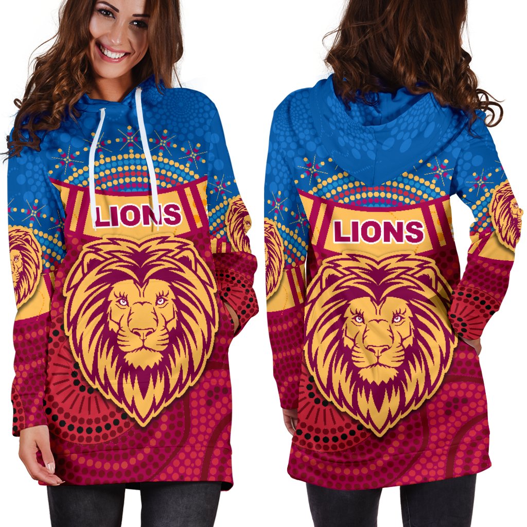 brisbane-indigenous-women-hoodie-dress-proud-lions
