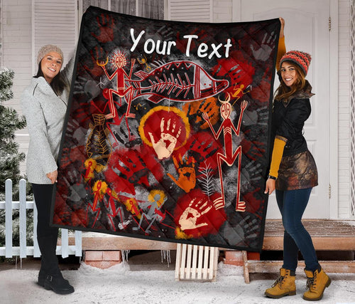 custom-aboriginal-premium-quilt-indigenous-fish-hand-art