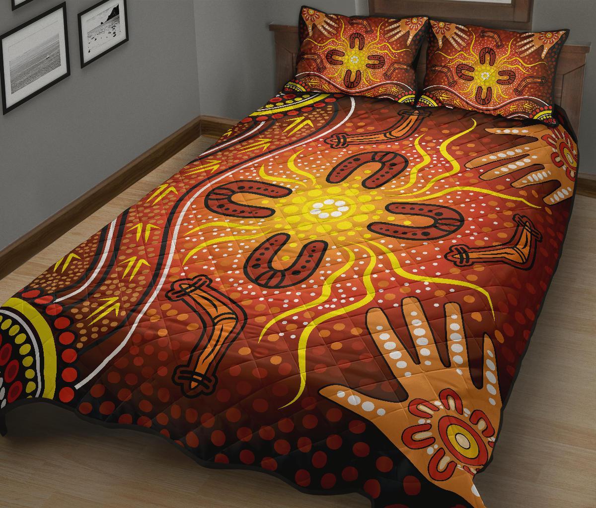 aboriginal-quilt-bed-set-indigenous-patterns-ver10