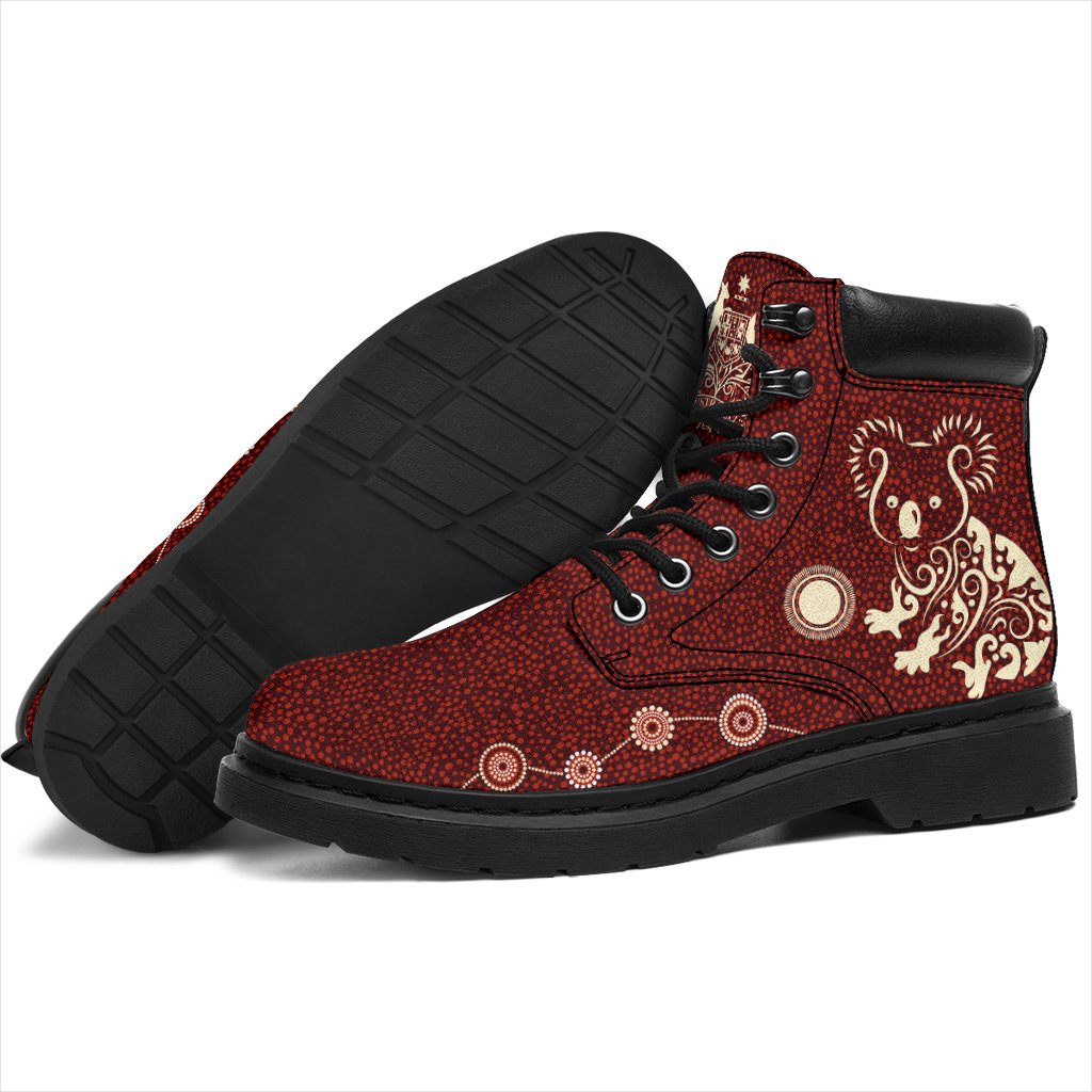 aboriginal-boots-koala-patterns-treasure-australia-coat-of-arms-all-season-1