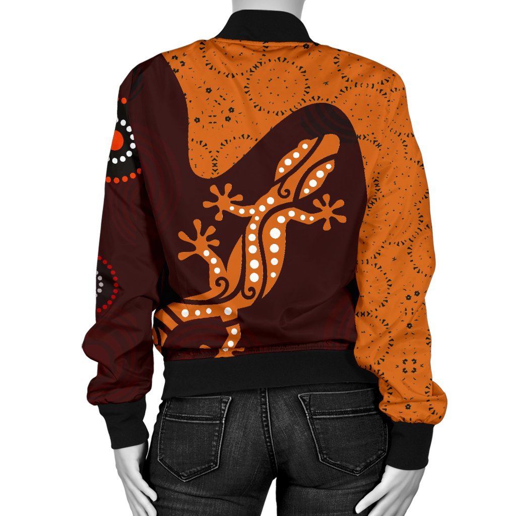 aboriginal-womens-bomber-jacket-lizard-in-aboriginal-dreaming