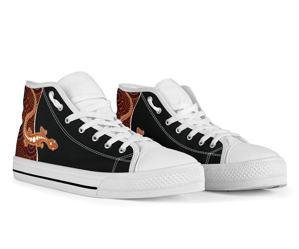 aboriginal-high-top-shoe-indigenous-lizard-dreaming