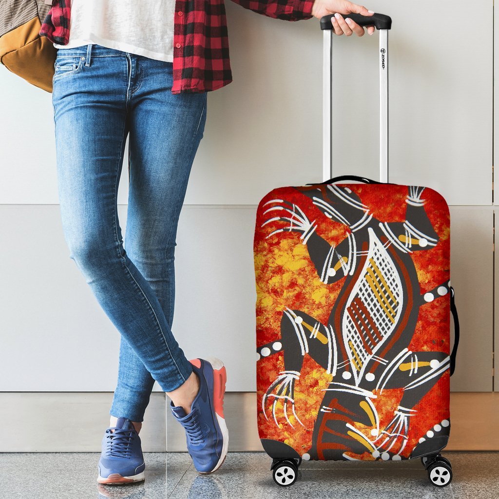 custom-luggage-covers-aboriginal-crocodile-and-kangaroo