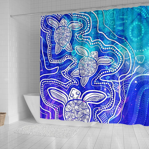 aboriginal-shower-curtain-sea-turtle-with-indigenous-patterns-blue