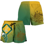 Shorts - Aus Flag and Coat Of Arms Short Kangaroo and Koala Sign - Vibe Hoodie