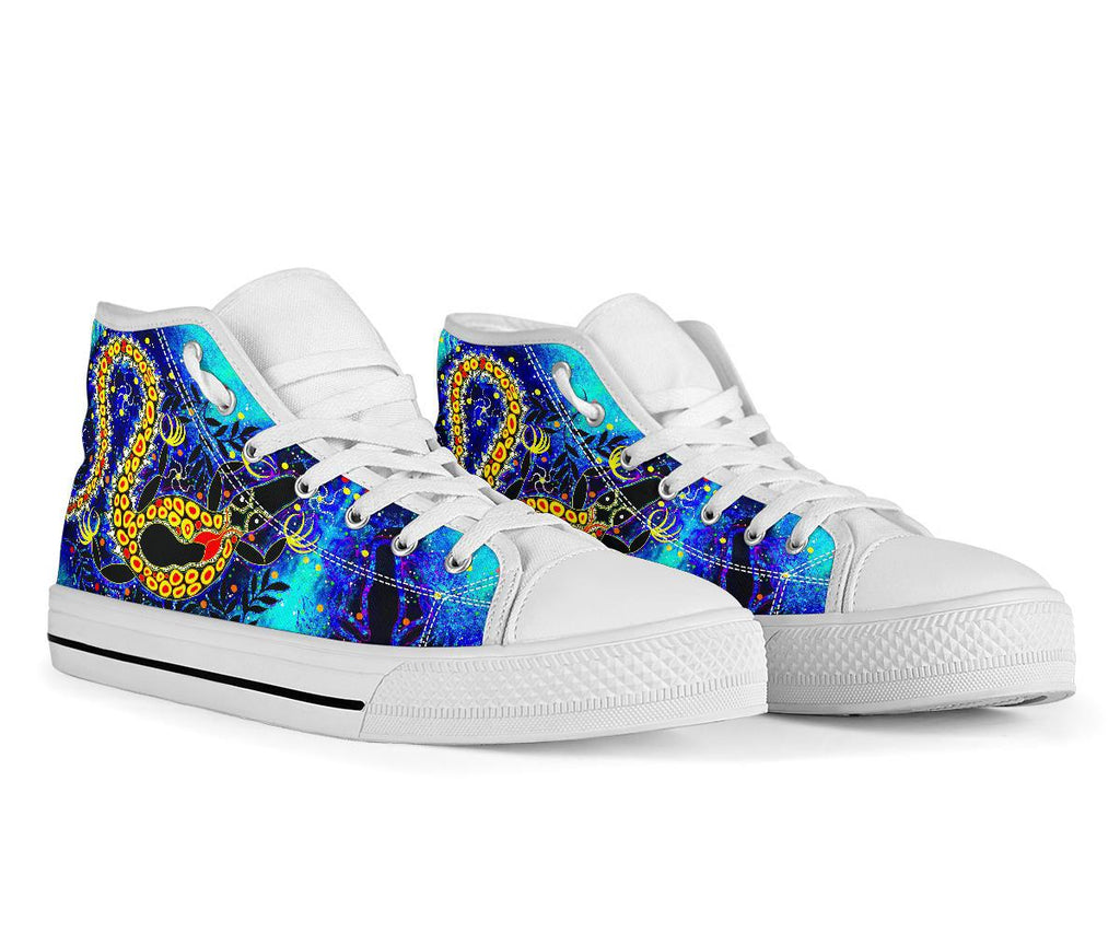aboriginal-high-top-shoes-indigenous-crocodile