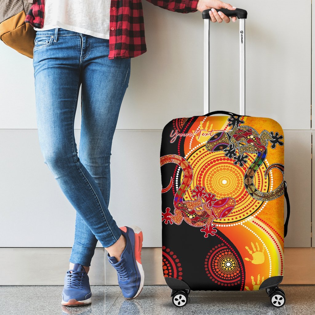 aboriginal-personalised-luggage-covers-couple-aboriginal-lizards