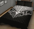quilt-bed-set-nz-maori-tattoo-koru-white