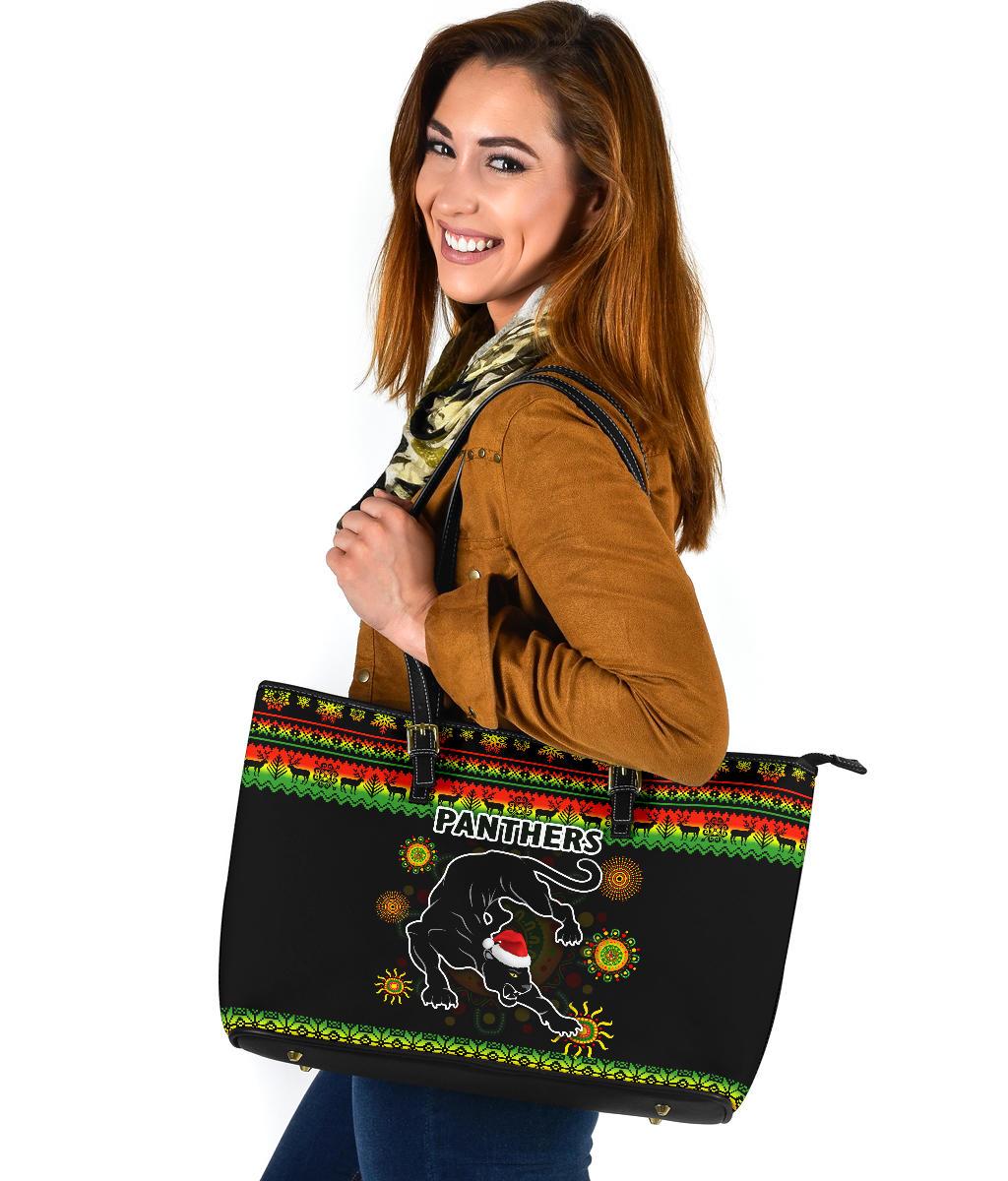 penrith-panthers-christmas-large-leather-tote-indigenous