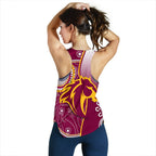 Broncos Indigenous Women Racerback Tank Brisbane Strong - Vibe Hoodie