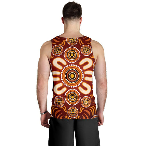aboriginal-mens-tank-top-circle-flowers-patterns-ver03