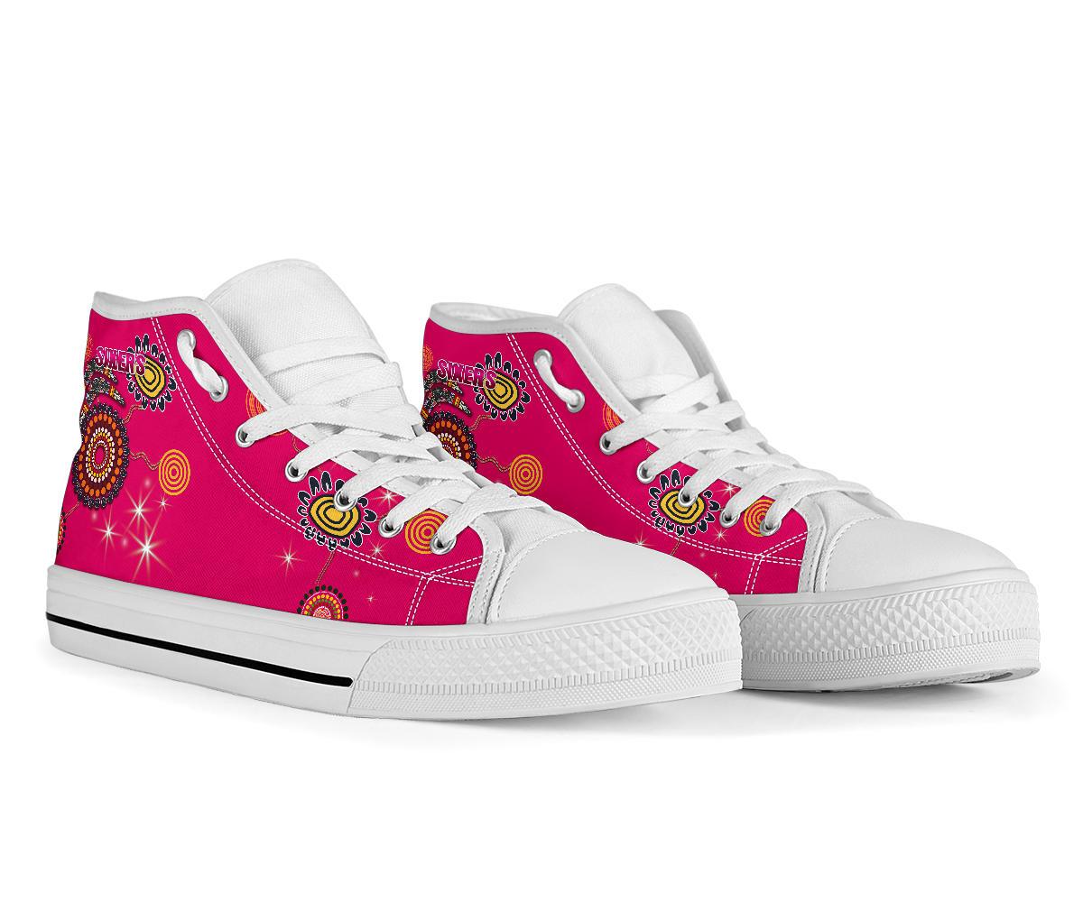 sydney-high-top-shoe-sixers-indigenous-magenta