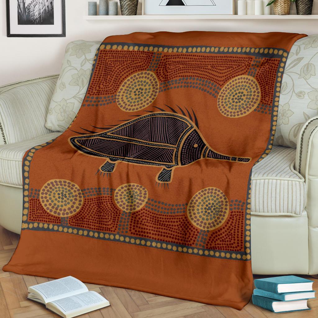 aboriginal-premium-blanket-indigenous-echidna