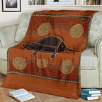 aboriginal-premium-blanket-indigenous-echidna