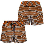 Aboriginal Shorts, Indigenous Dot Painting Women - Vibe Hoodie