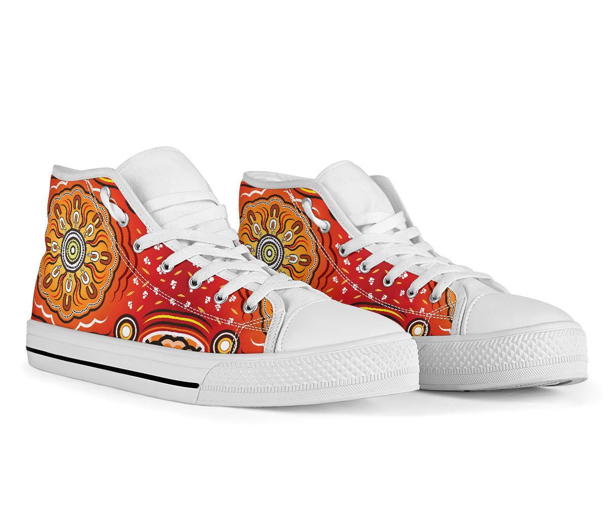 aboriginal-high-top-shoes-indigenous-art-patterns-ver01