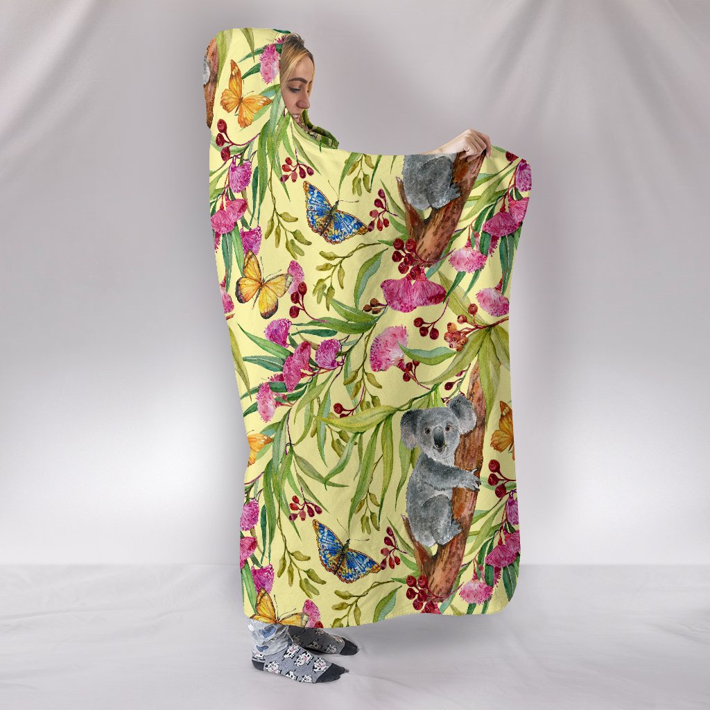 hooded-blanket-koala-hooded-butterflies-painting-blanket