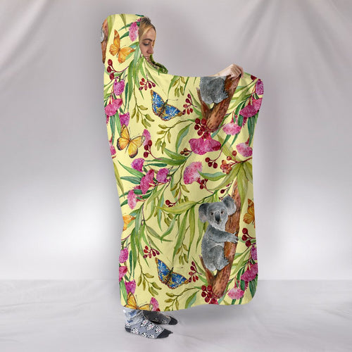 hooded-blanket-koala-hooded-butterflies-painting-blanket
