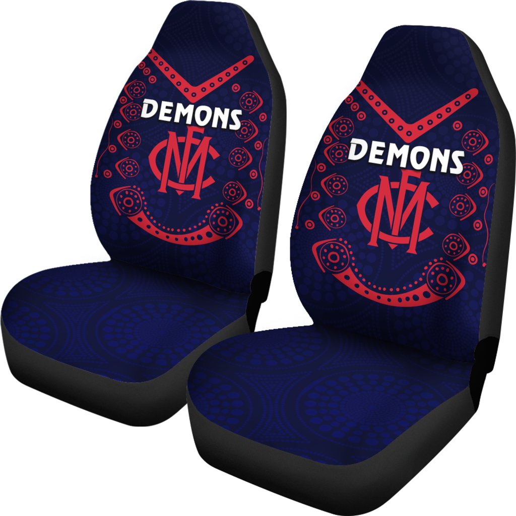 melbourne-demons-indigenous-car-seat-covers-football