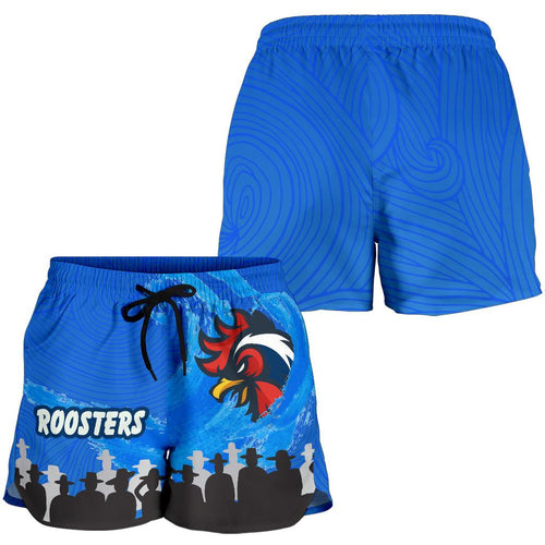 Sydney Roosters Women Shorts Prairie Style - Vibe Hoodie