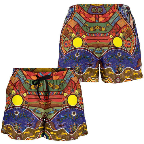 Women Shorts  - Shaman People and Animals - Vibe Hoodie