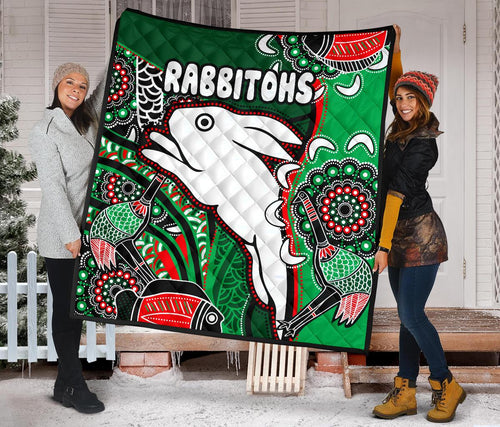 rabbitohs-premium-quilt-indigenous-survival-world