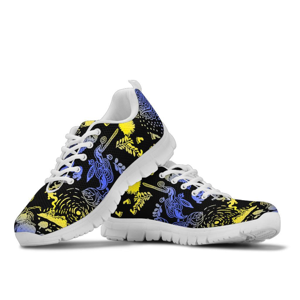 aboriginal-sneakers-golden-wattle-drawing-in-the-sea