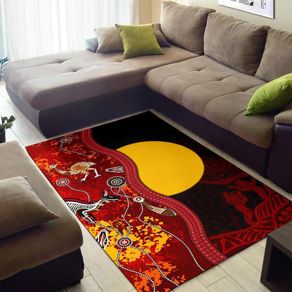 aboriginal-area-rug-red-indigenous-flag