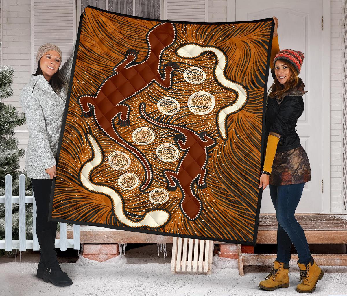 aboriginal-area-rug-indigenous-brown-lizard-and-white-snake