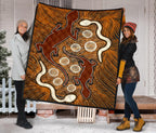aboriginal-area-rug-indigenous-brown-lizard-and-white-snake