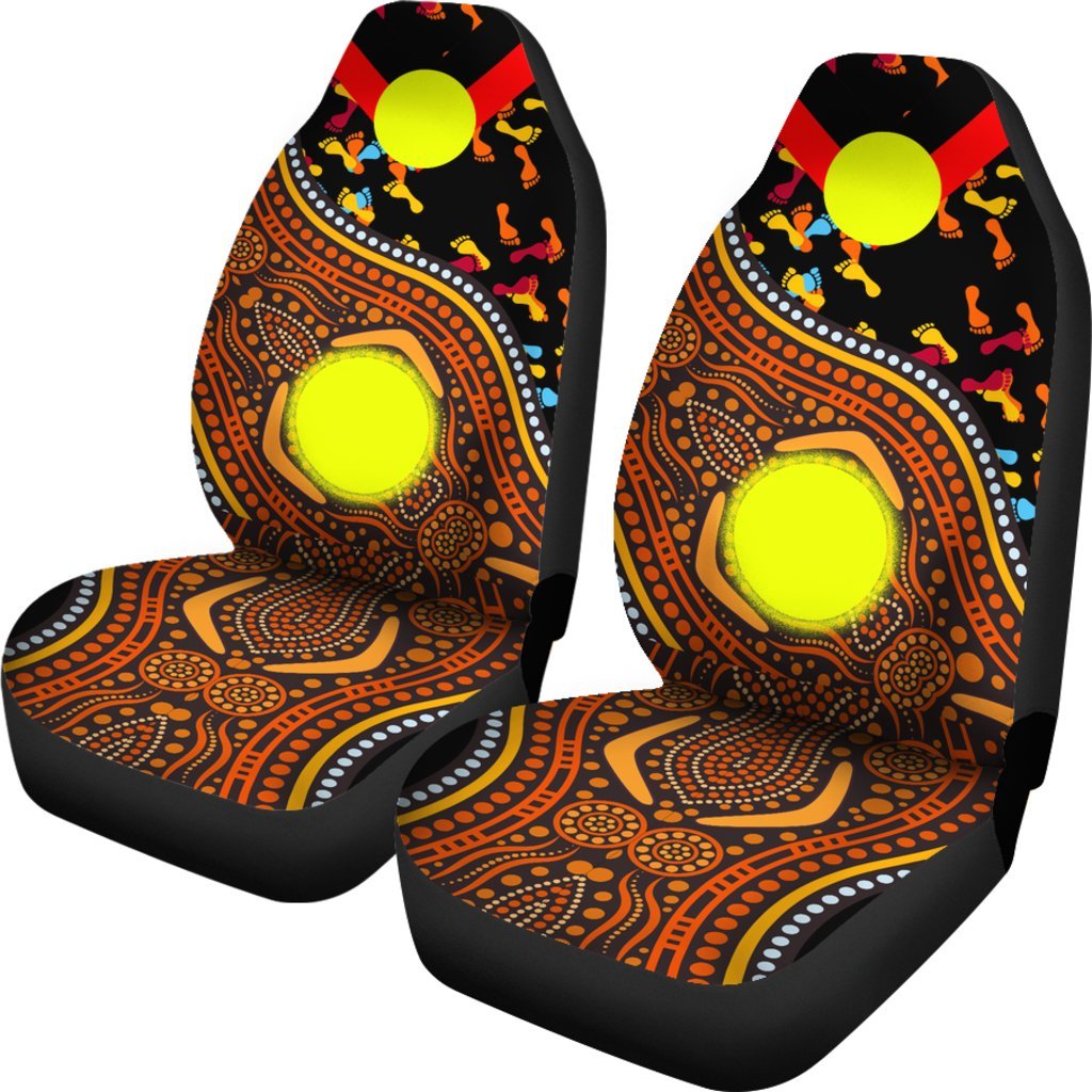 car-seat-covers-aboriginal-style-flag-dot-painting