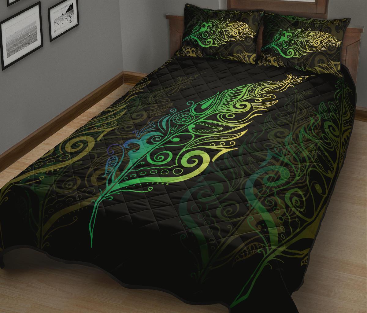 light-silver-fern-new-zealand-quilt-bed-set-green