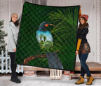 huia-bird-new-zealand-premium-quilt