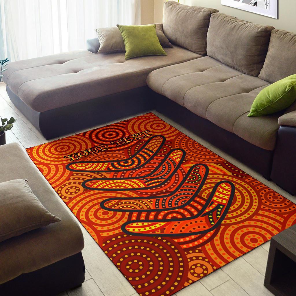 aboriginal-personalised-area-rug-aboriginal-boomerangs-and-dot-circle
