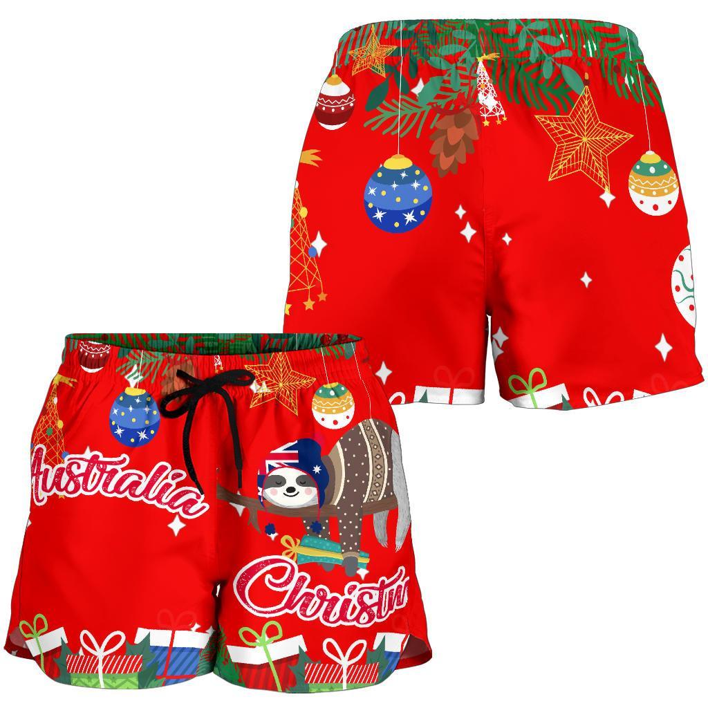 Christmas Women's Shorts Red - Merry Christmas - Vibe Hoodie