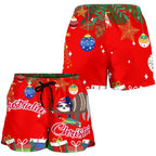 Christmas Women's Shorts Red - Merry Christmas - Vibe Hoodie