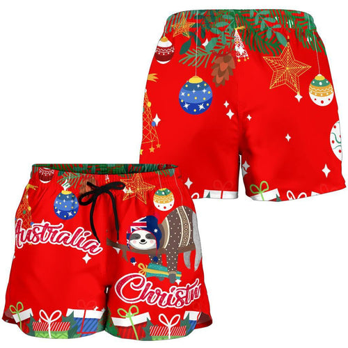 Christmas Women's Shorts Red - Merry Christmas - Vibe Hoodie