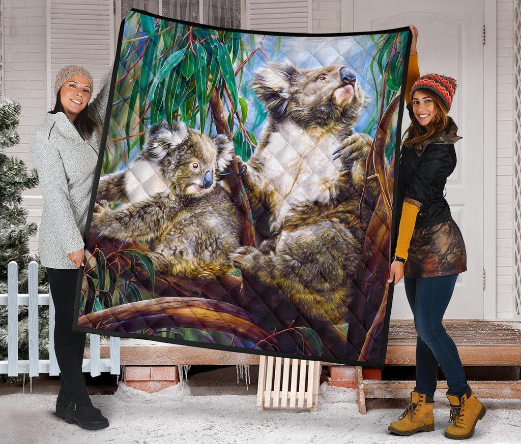 premium-quilt-koala-and-joey-quilt-3d-art