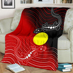aboriginal-premium-blanket-two-indigenous-lizard