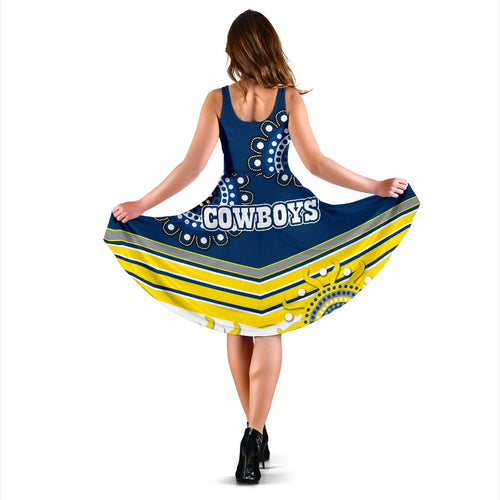 Proud Cowboys Women's Dress Indigenous North Queensland - Vibe Hoodie