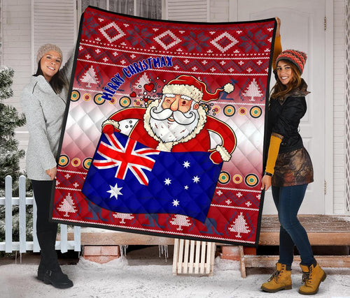 christmas-premium-quilt-australia-santa-claus-hold-the-flag-red