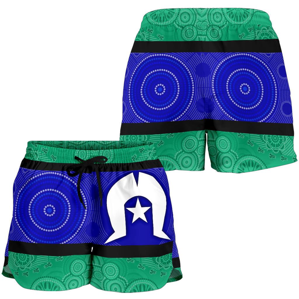 Women's Shorts, Torres Strait Islands Aboriginal Patterns - Vibe Hoodie