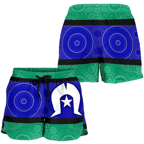 Women's Shorts, Torres Strait Islands Aboriginal Patterns - Vibe Hoodie