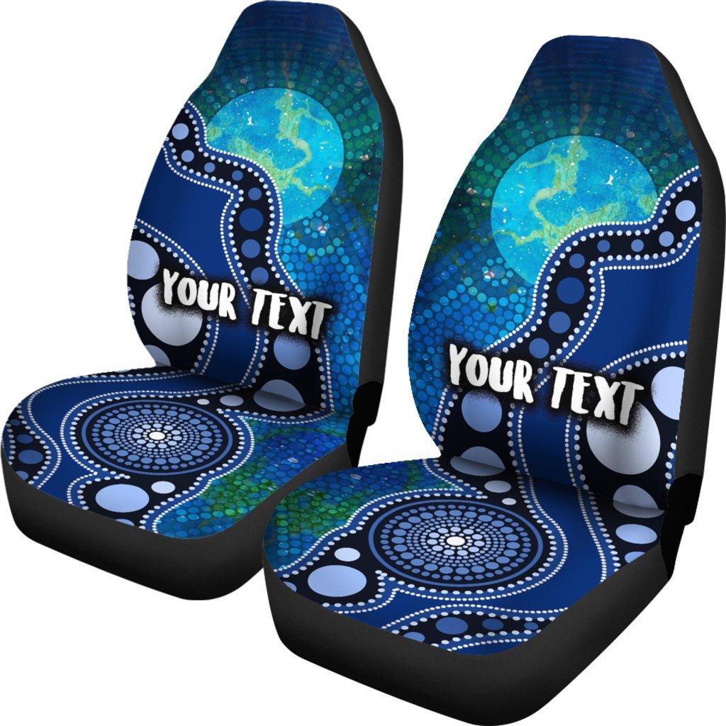 custom-text-aboriginal-car-seat-covers-australia-indigenous-flag-circle-dot-painting-art-blue