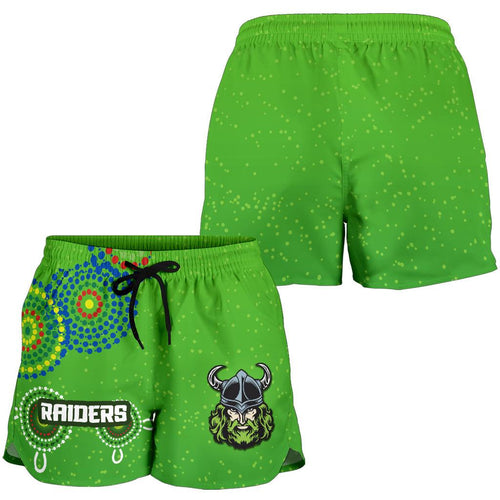 Naidoc Raiders Women Shorts Canberra Indigenous Style - Vibe Hoodie