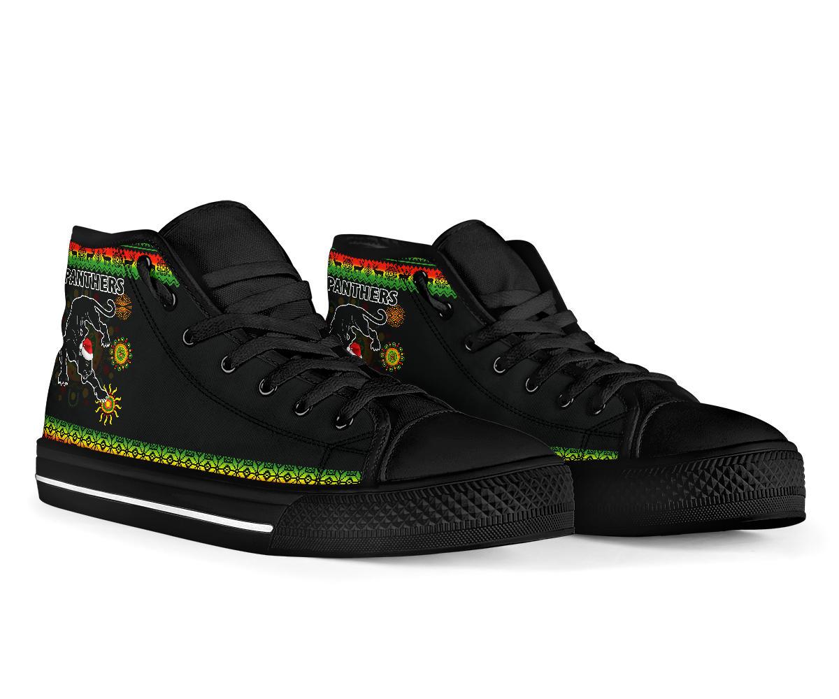 penrith-panthers-christmas-high-top-shoe-indigenous