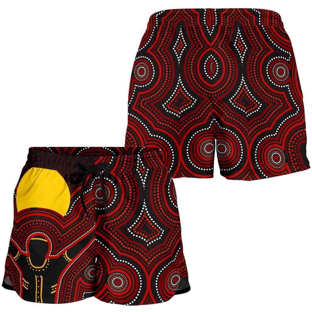 Aboriginal Women's Shorts - The Sun Always Shines - Vibe Hoodie