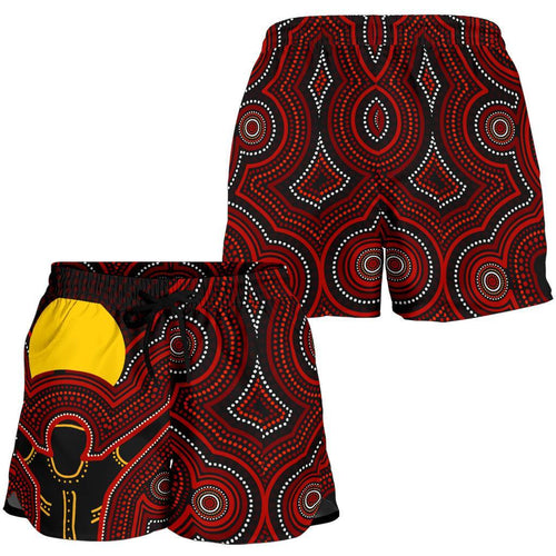 Aboriginal Women's Shorts - The Sun Always Shines - Vibe Hoodie