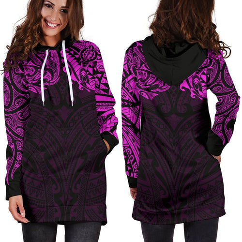 new-zealand-womens-hoodie-dress-maori-polynesian-tattoo-purple